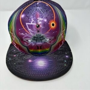 Samuel Farrand The Headspace Psychedelic Alien Kaleidoscope Streetwear Cap 7 3/8